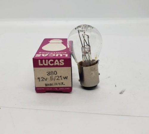 380 Tail Lamp Bulb, 12V Lucas Powerbulb