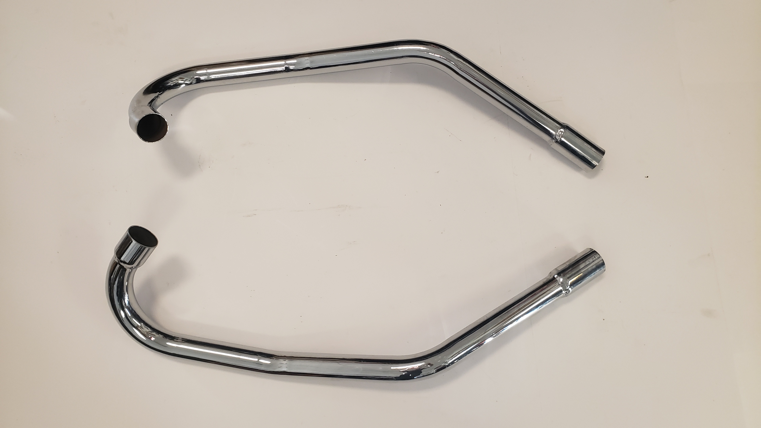 70-5957/8S Exhaust/Header Pipe Set, T120, Swept Back - Image 2