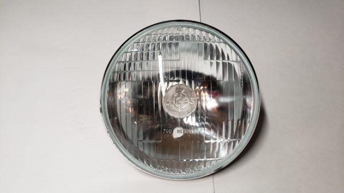 516798 7" Headlight Reflector/Light Unit, Lucas