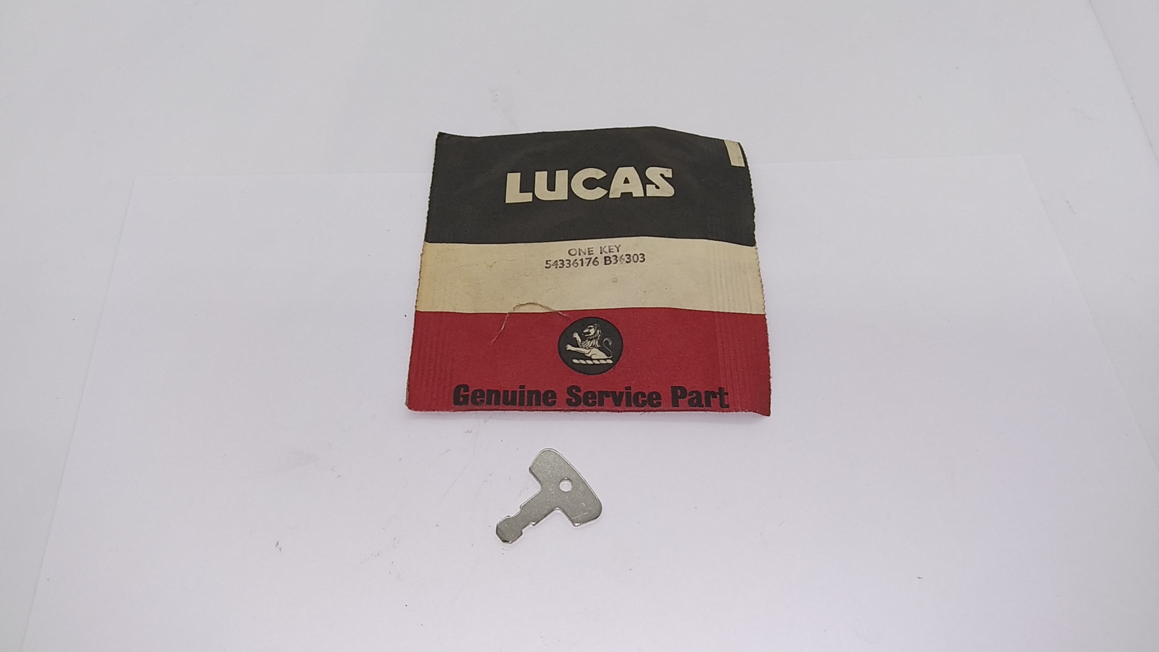 54336176N Ignition Switch Key, Lucas - NOS