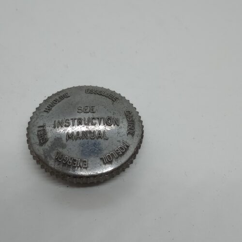 65-8500 Oil Tank Cap, With Writing NOS