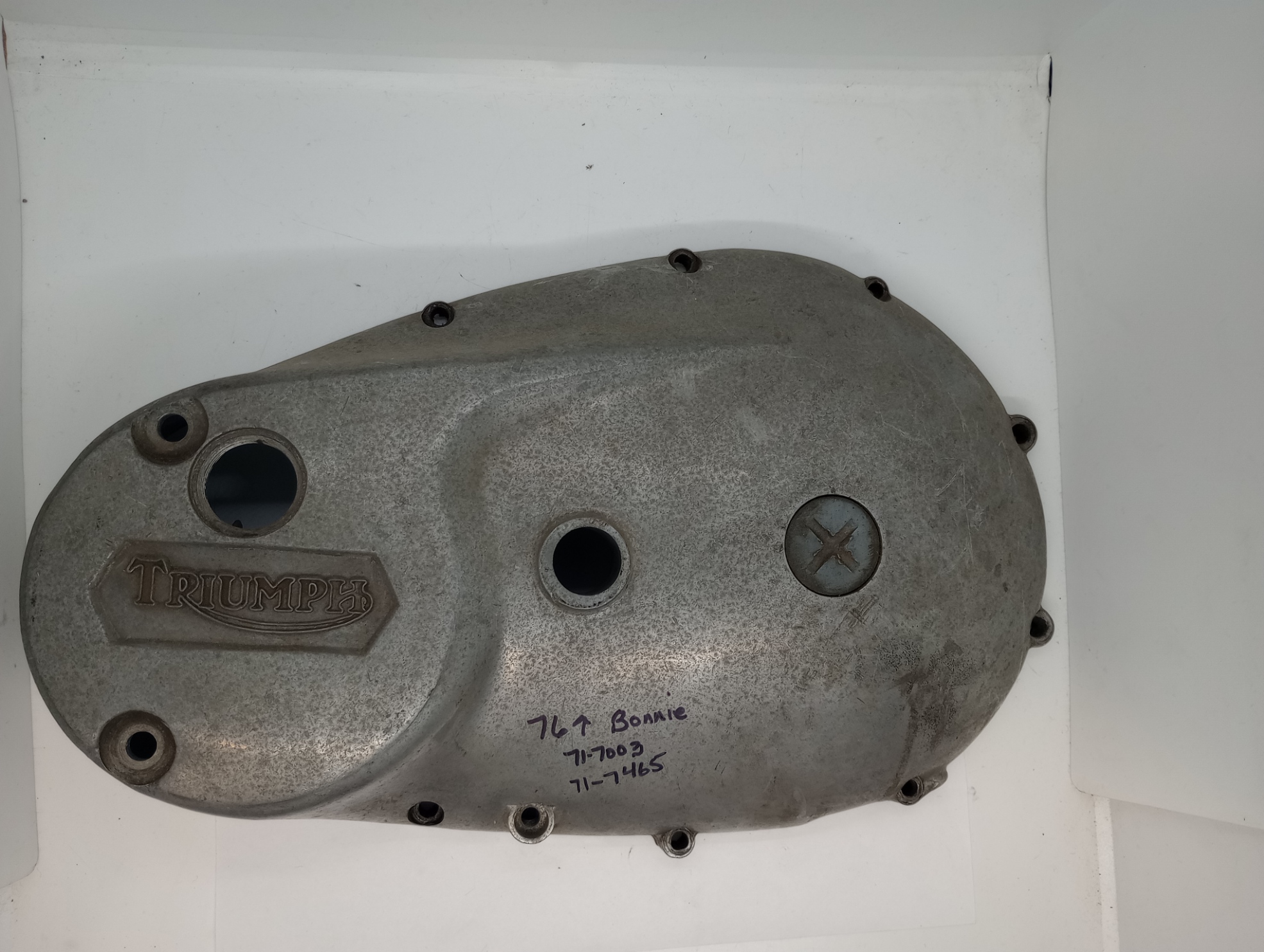 71-7465U PRIMARY COVER,USED,T140, TR7