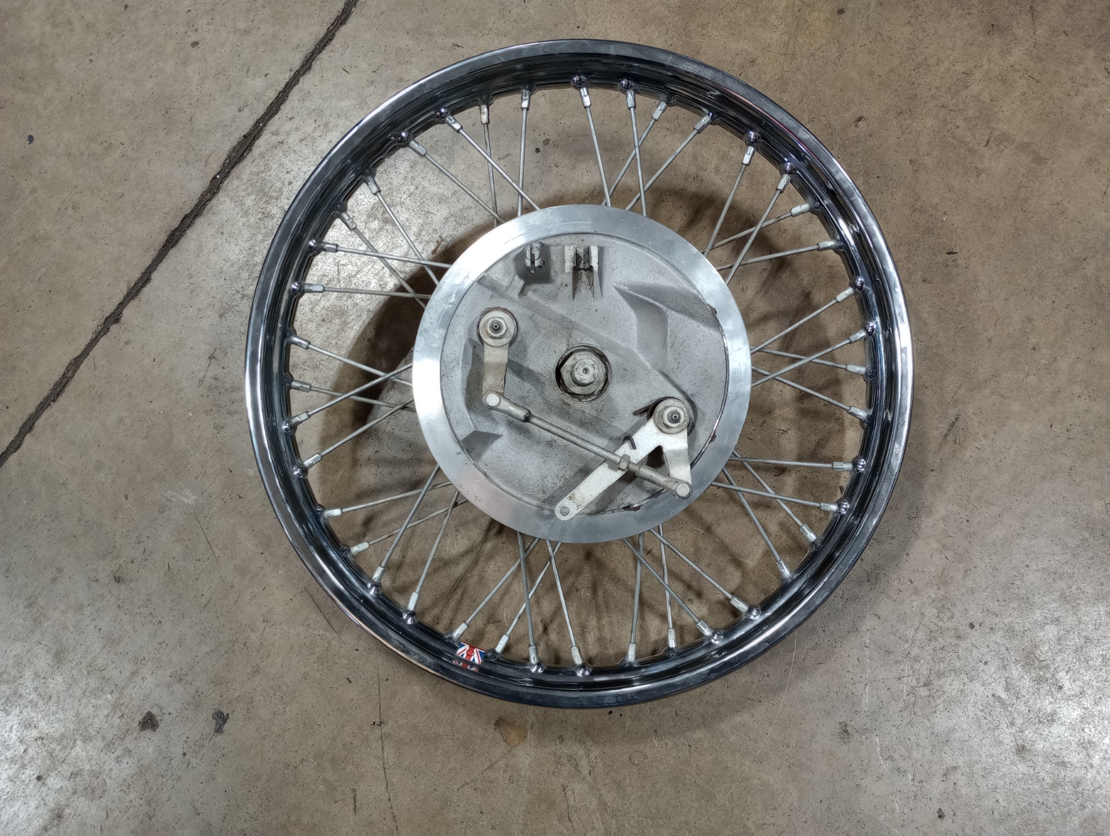 37-3458 Complete Used 7" Front Wheel Assembly "C" Models 1969-73