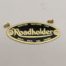 0670114 Name Plate/Fork Badge, Roadholder, with Rivets, Norton