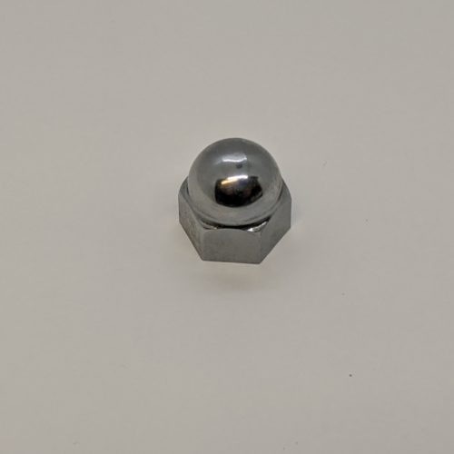 70-1435 Nut, Acorn/Dome, 3/8 x 26, Chrome