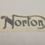 064881 Norton Tank Decal, Black
