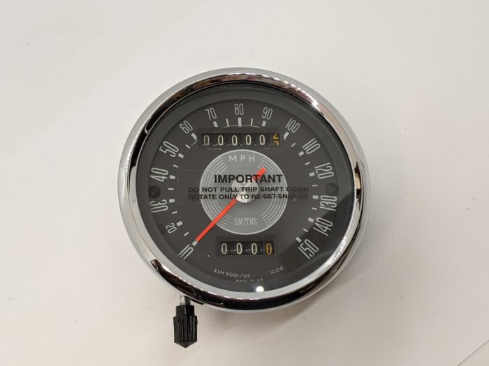 SSM 5001/06R **Rebuilt** Smiths Speedometer, 150 MPH, Grey Face 1.25:1