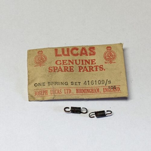 416109 Auto Advance Spring Set, Contact Breaker, NOS Lucas
