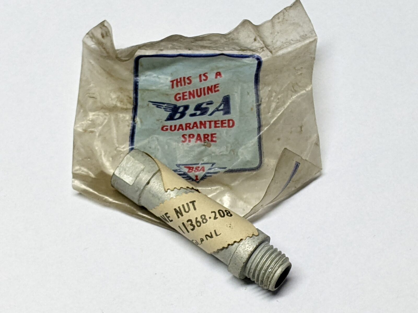 68-0208 Alternator Wire Cable Guide Tube - NOS BSA Stock