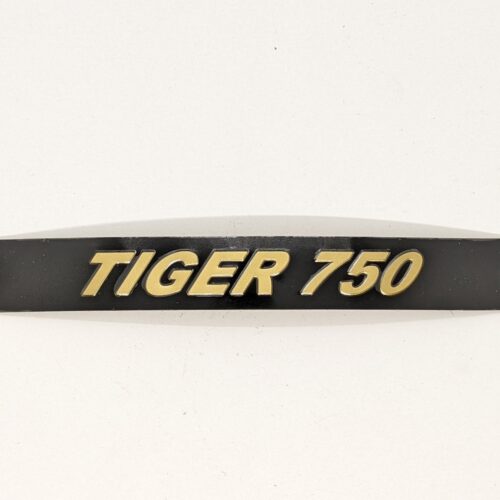 60-4384 Triumph Tiger 750 Side Panel Decal/Motif, Black with Gold