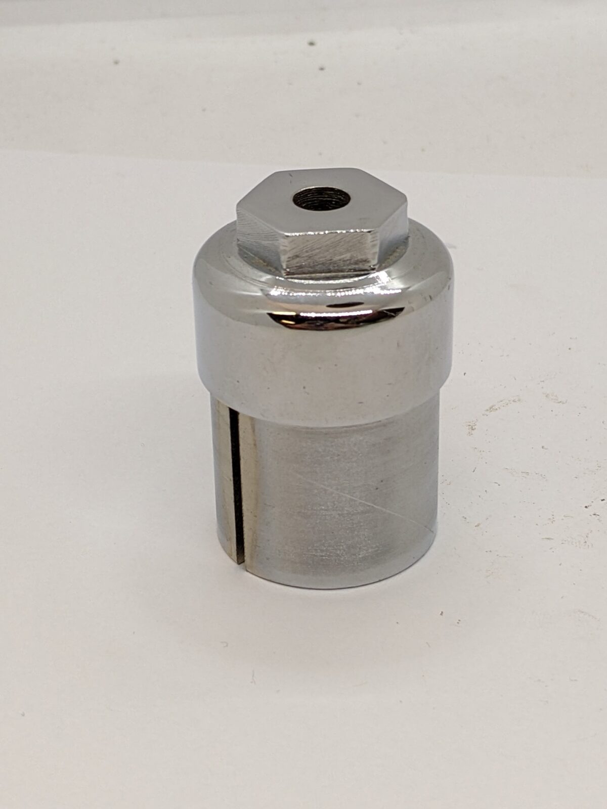 97-2702 Steering Stem Nut, Chrome, BSA A50/A65