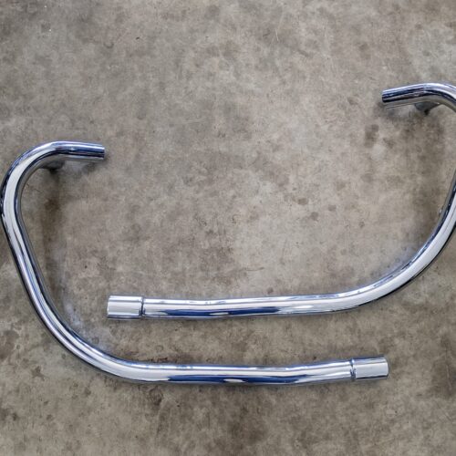 71-2628/9 Exhaust/Header Pipe Set, 1972 Tri 500 Push In