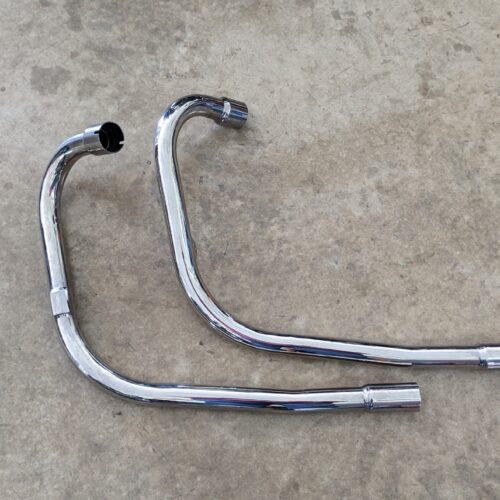70-7637/8 Exhaust Pipe Set, Tri 500, 1967-1968