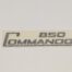 064013 Side Cover Decal, 850 Commando, Black