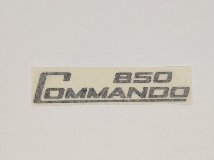 064013 Side Cover Decal, 850 Commando, Black