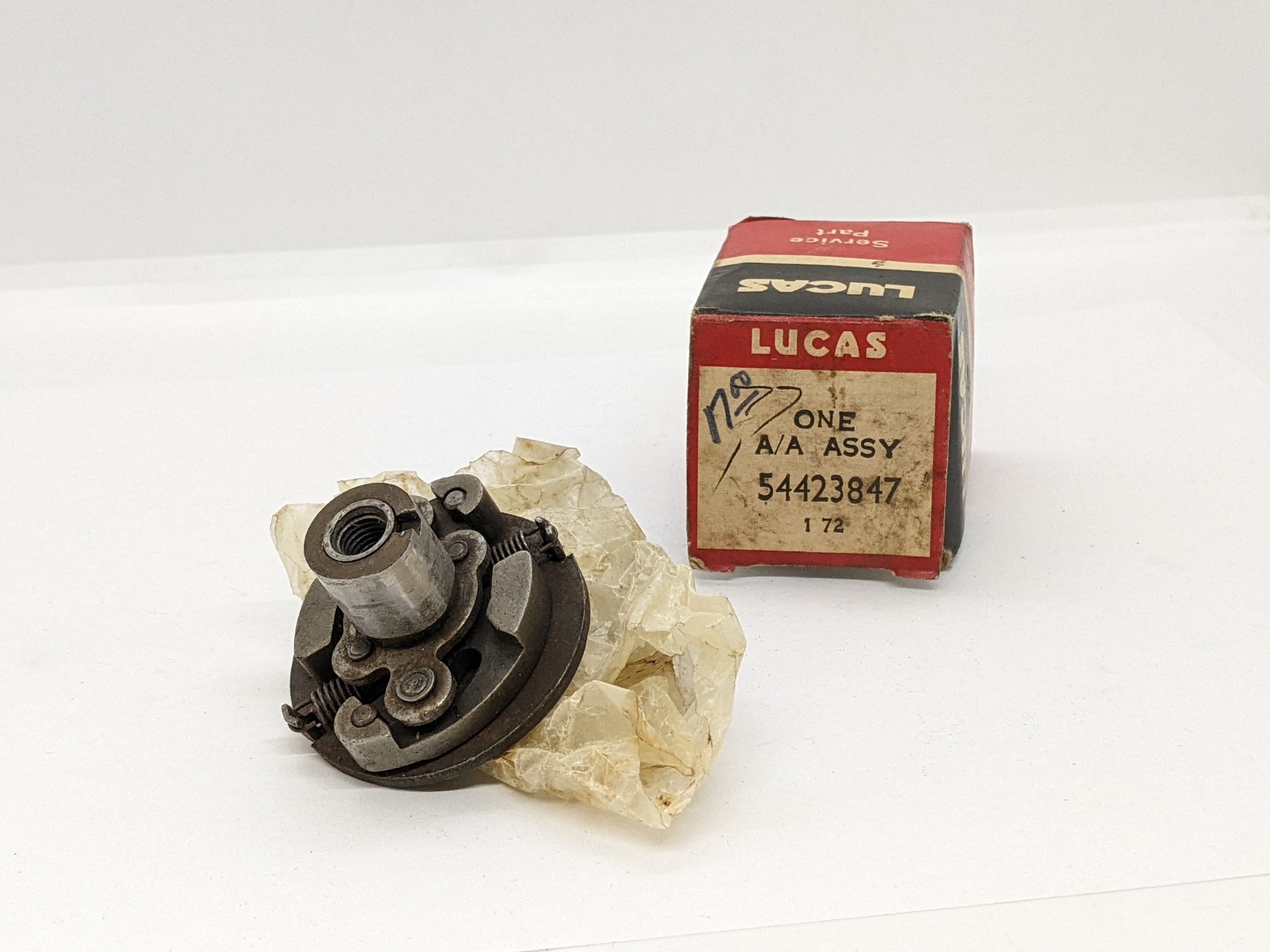 54423847NOS Auto Advance Unit, 5 Degree Anti Clock, ET, BSA