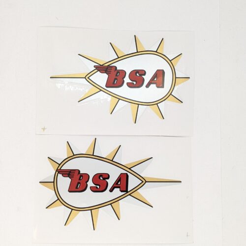 68-8102/3 BSA Hornet Gas Tank Decals, Pair