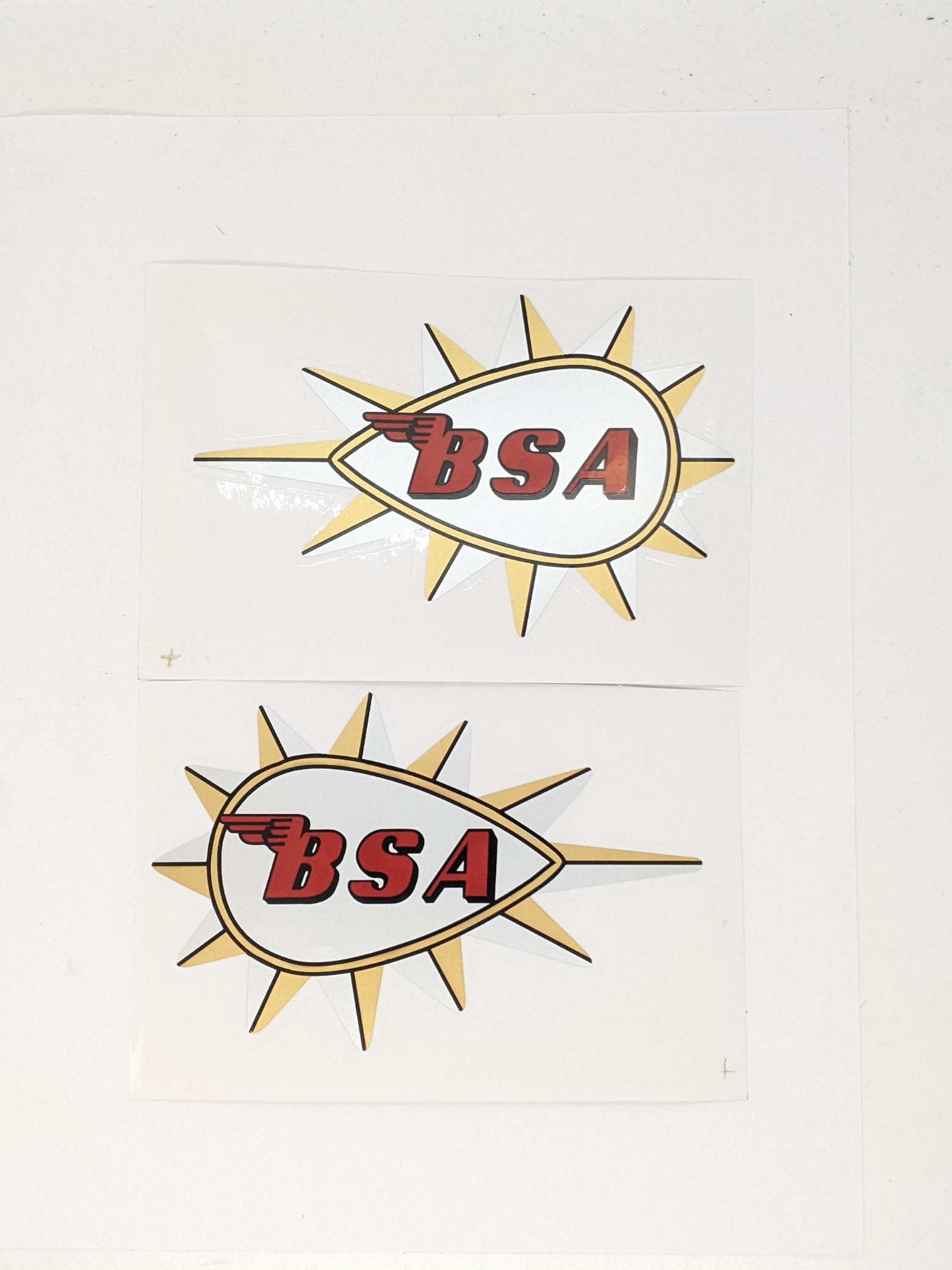 68-8102/3 BSA Hornet Gas Tank Decals, Pair