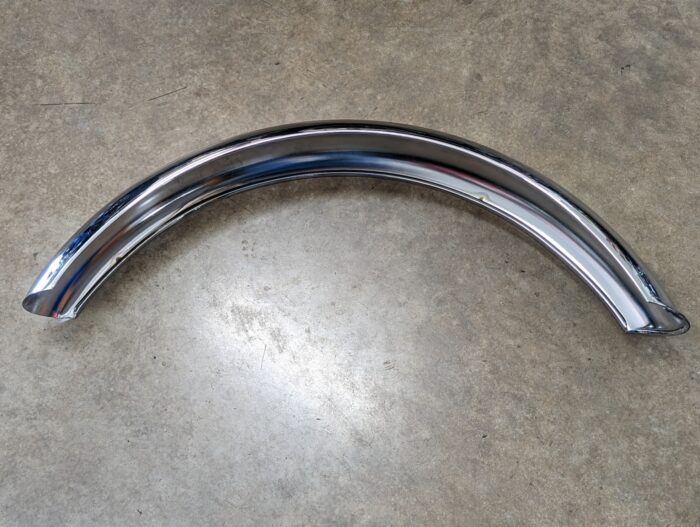 97-7039 Front Fender, Tri T140, 1976-1978, Chrome