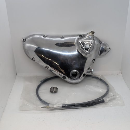 70-3677A Pre Unit Triumph Timing Cover Assembly, Generator Model