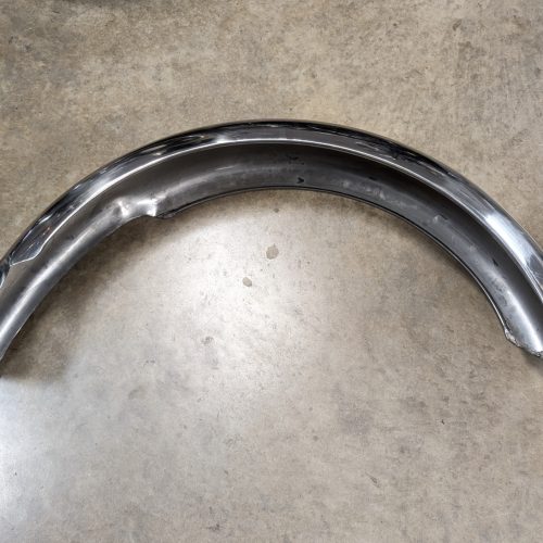 82-6967 Rear Fender, Stainless, Straight Edge, 1963-1966
