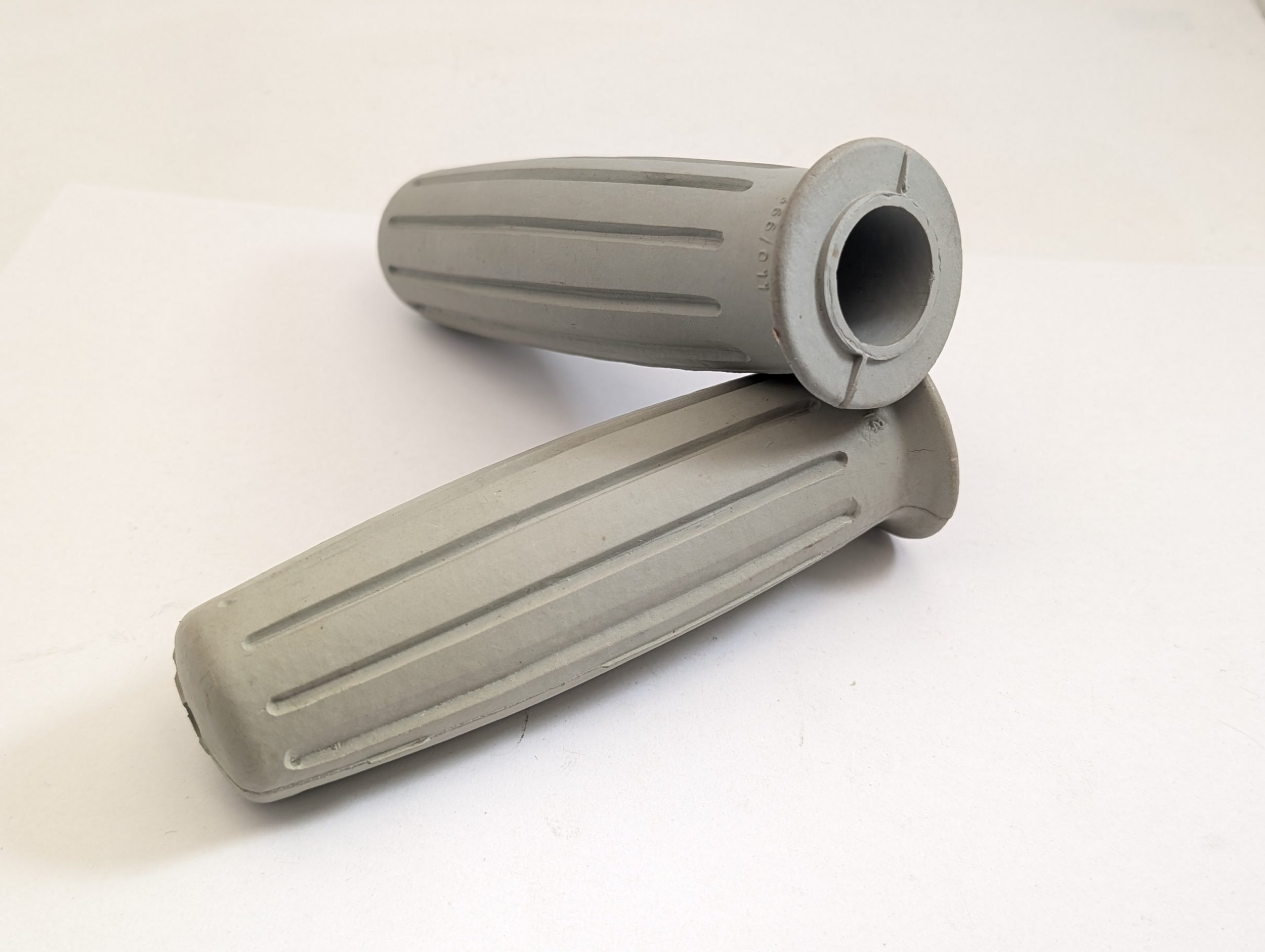 RKC/590G Hand Grip Set, Pair, Black, Genuine Amal Brand, Grey