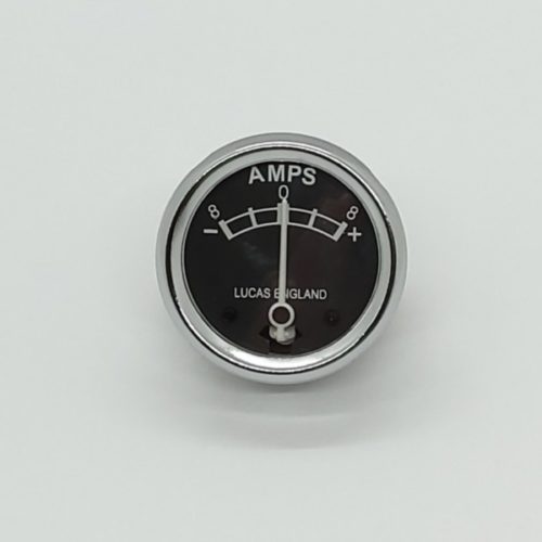 36084 Genuine Lucas Ammeter, Black - to + NOS