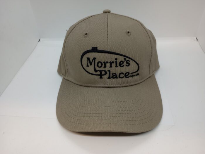MP42-400 Tan Hat with Black Morrie's Place Logo