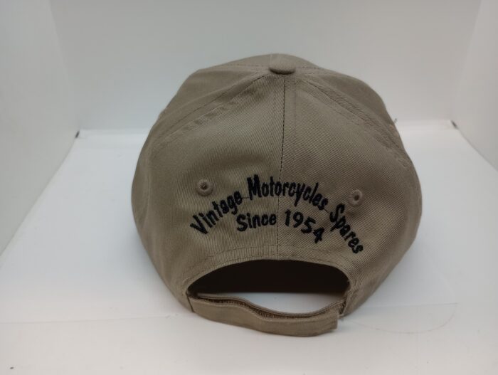 MP42-400 Tan Hat with Black Morrie's Place Logo-1