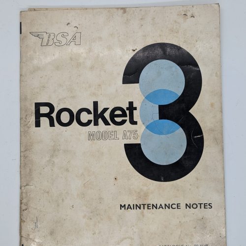 MP16-4148 BSA Rocket 3/A75 Maintenance Notes