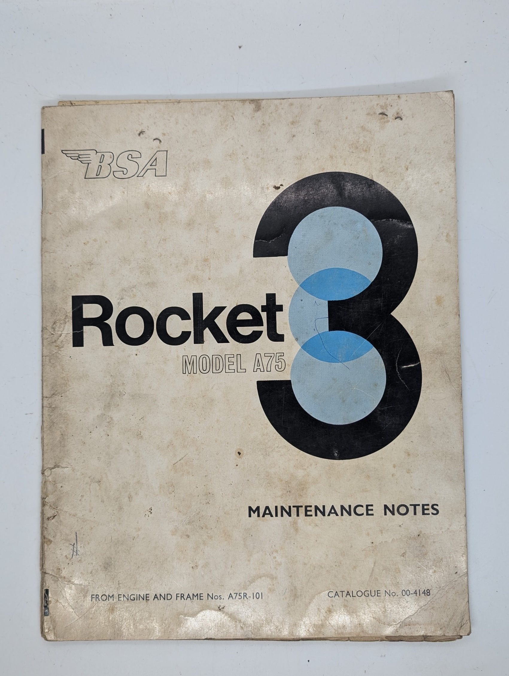MP16-4148 BSA Rocket 3/A75 Maintenance Notes