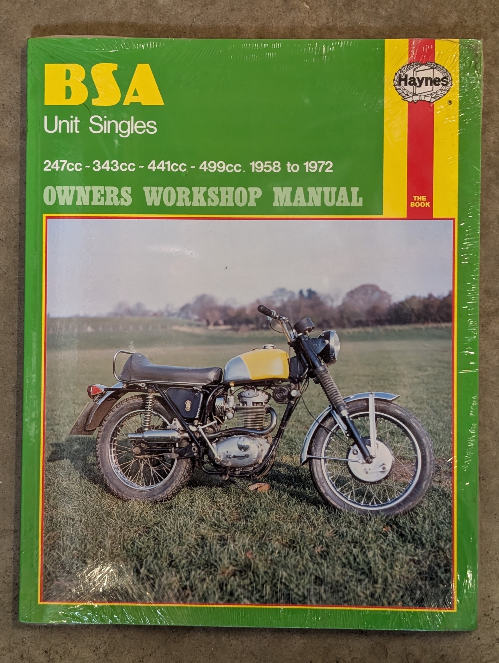 MP15-202 Owners Workshop Manual, BSA Unit Singles