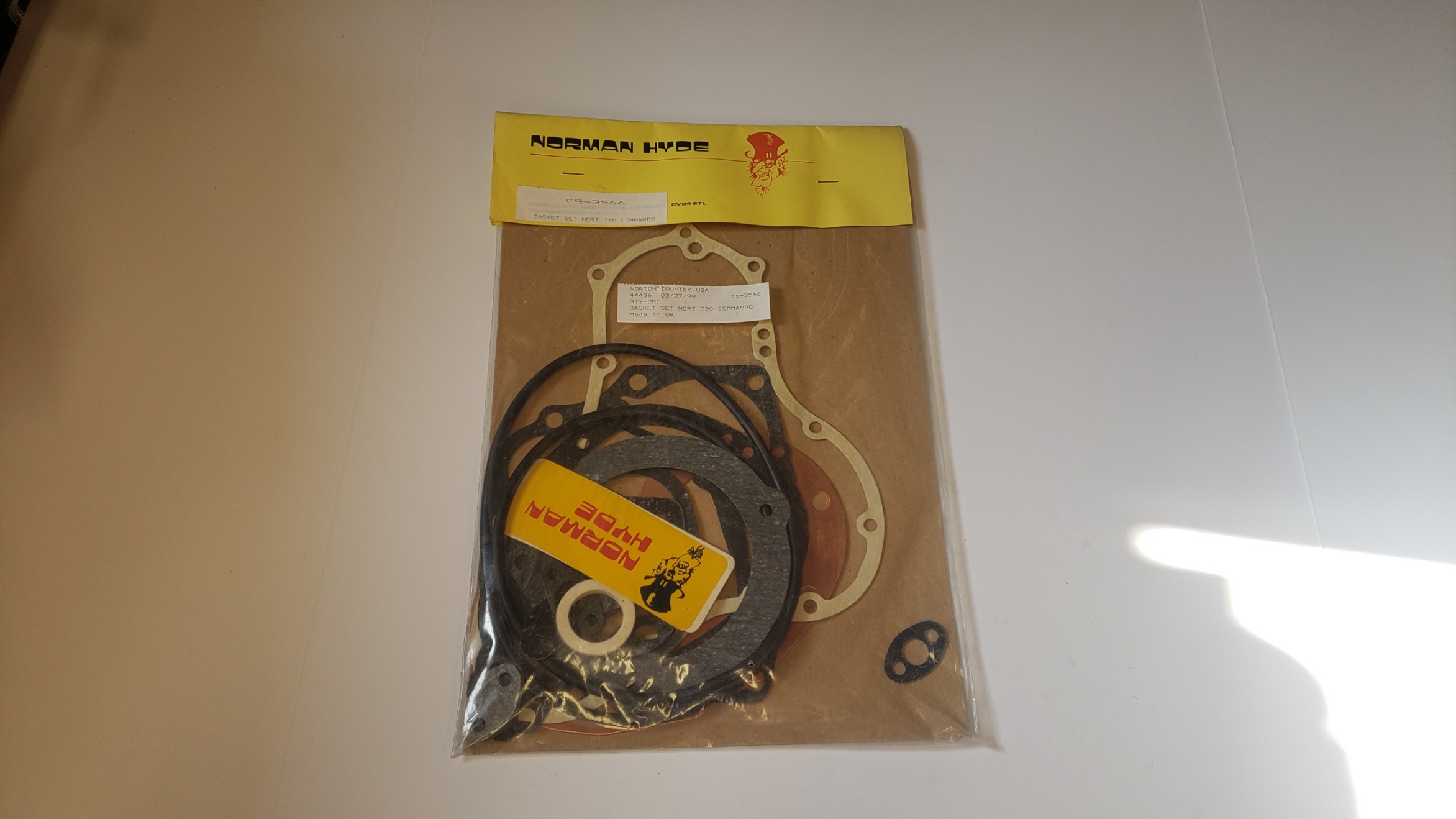 063608H Gasket Set, 750, w/Seals/Copper Head Gasket - Hyde