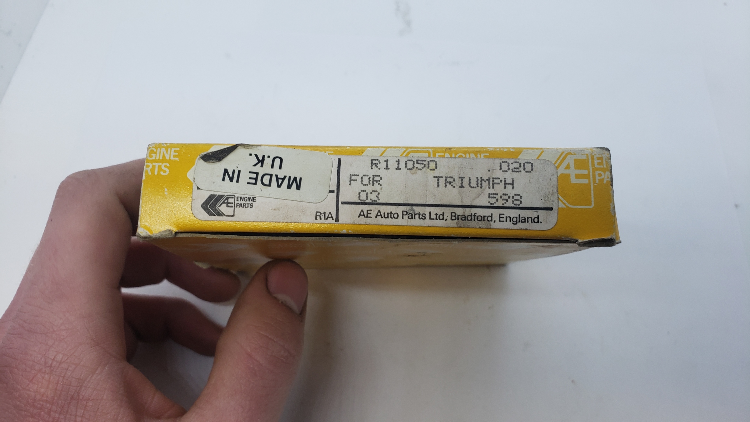 70-6864/70-6865 Piston Ring Set, +.020 Triumph 650, AE Engine Parts - Image 2