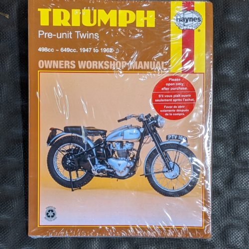 Trophy 500 Manual Haynes for 1970 Triumph T100C 