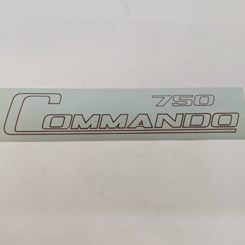 061017 Norton 750 Commando Decal, Gold/Black