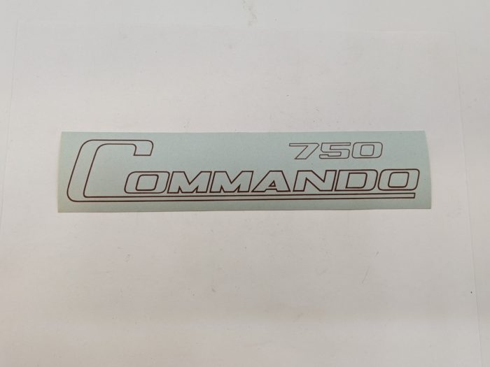 061017 Norton 750 Commando Decal, Gold/Black