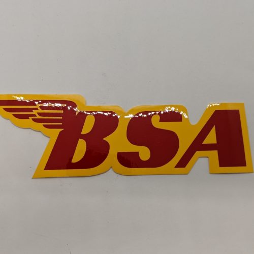 41-8051 Red/Yellow BSA Decal, B44