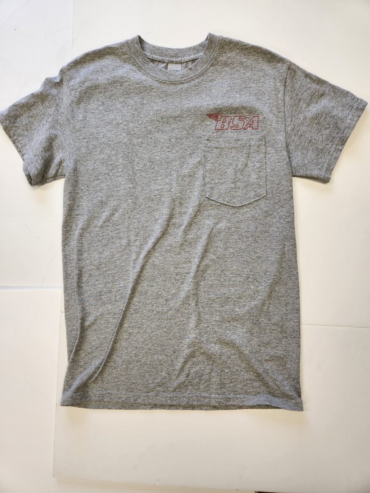 MP40-235 TShirt, Pocket with Red BSA Logo