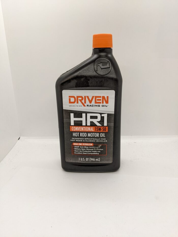 02106 Driven HR-1 Conventional Hot Rod Oil, 15W-50, 1 quart