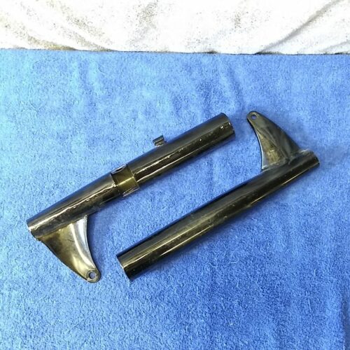 97-0421/22 Headlight Mounting Brackets, Pair, Triumph TR5, 1949-1953