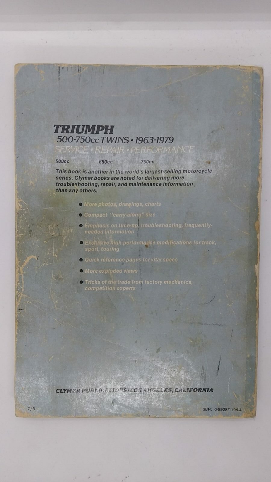 MP16 Clymer Triumph 500-750cc Twins 1963-1979 Service Manual