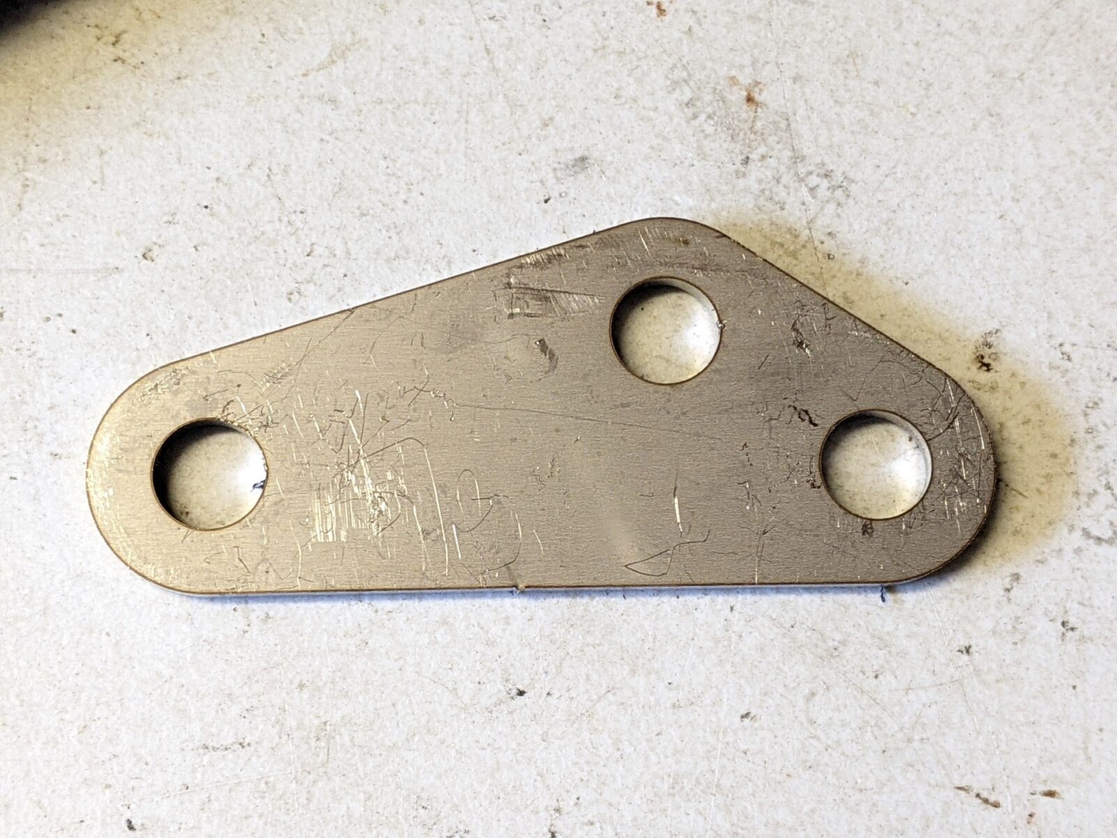 061722S Bracket/Footrest Support, Stainless Morrie's Place Cycle