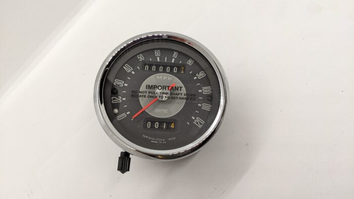 SSM 5001/00R **Rebuilt** Smiths Speedometer, 120 mph, Grey Face, 2:1 Ratio