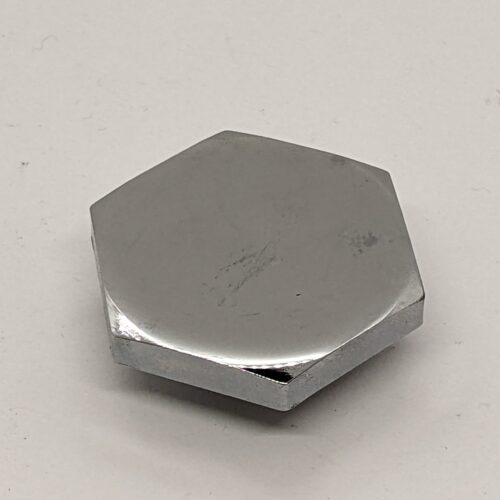 97-4395C Fork Tube Top Nut, Tri T140/T160, Chrome