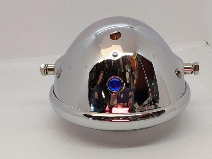 33-0003 5-3/4" Chrome Round Headlight Assembly 3