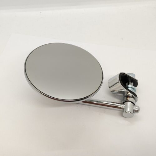 MP10-06804T 4" Round Chrome Mirror, Clamp On, 4" Stem