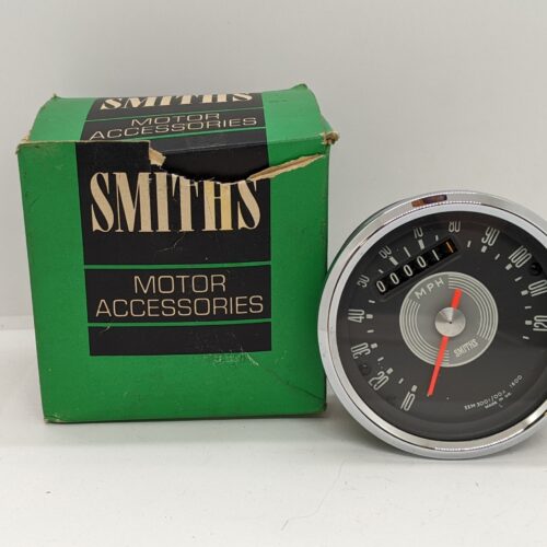 SSM 3001/00A NOS Smiths Speedometer, 120 MPH, Grey Face