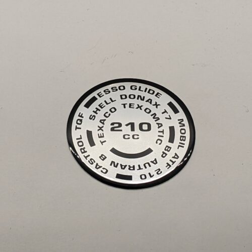 97-4259A Fork Cap Decal 210cc