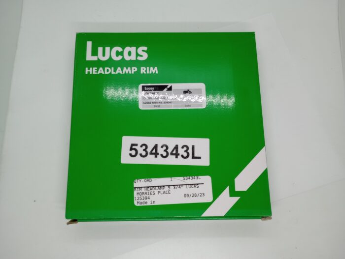 534343L Headlamp Rim/Ring, 5 3/4", Lucas